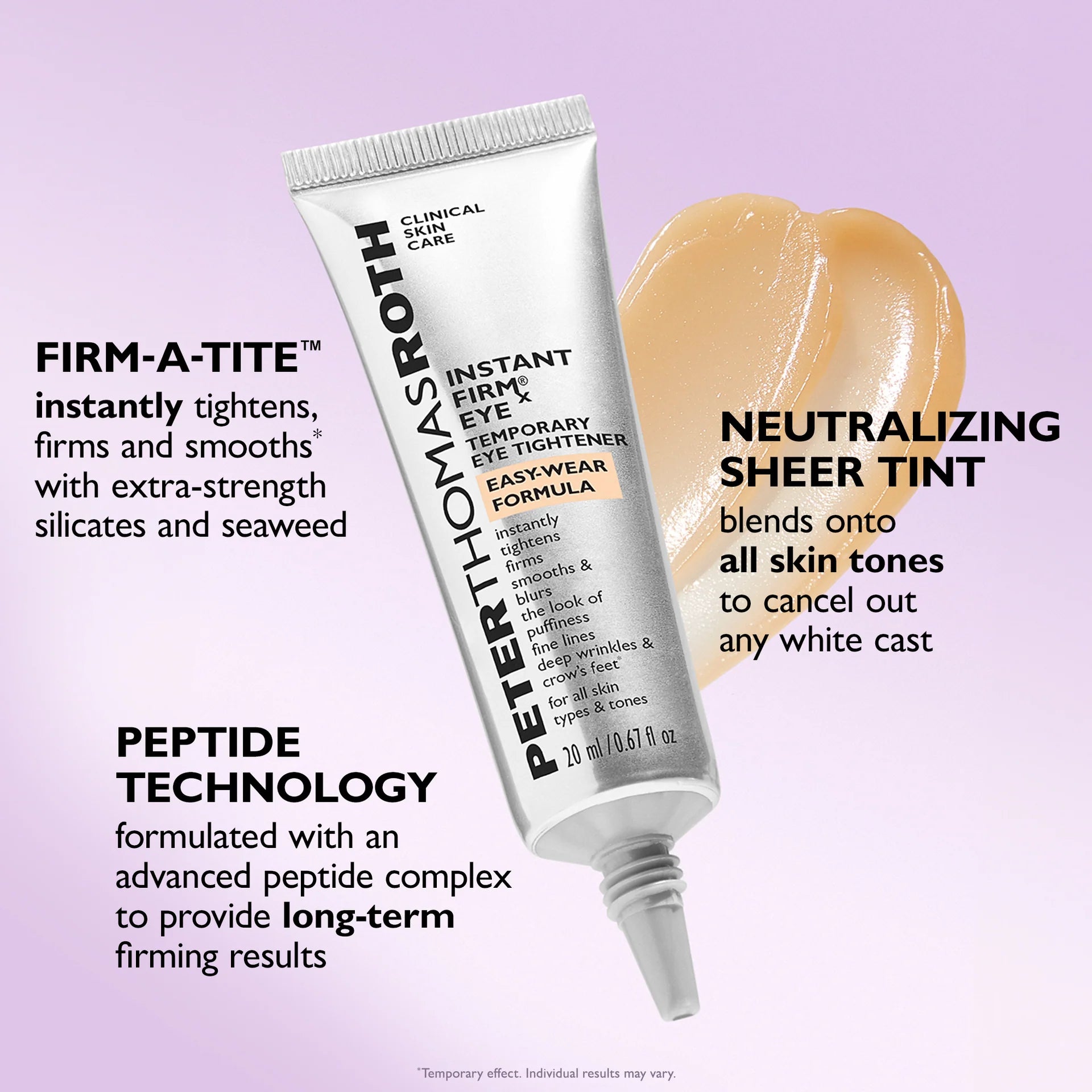 Instant FIRMx Eye Temporary Eye Tightener Easy-Wear Formula