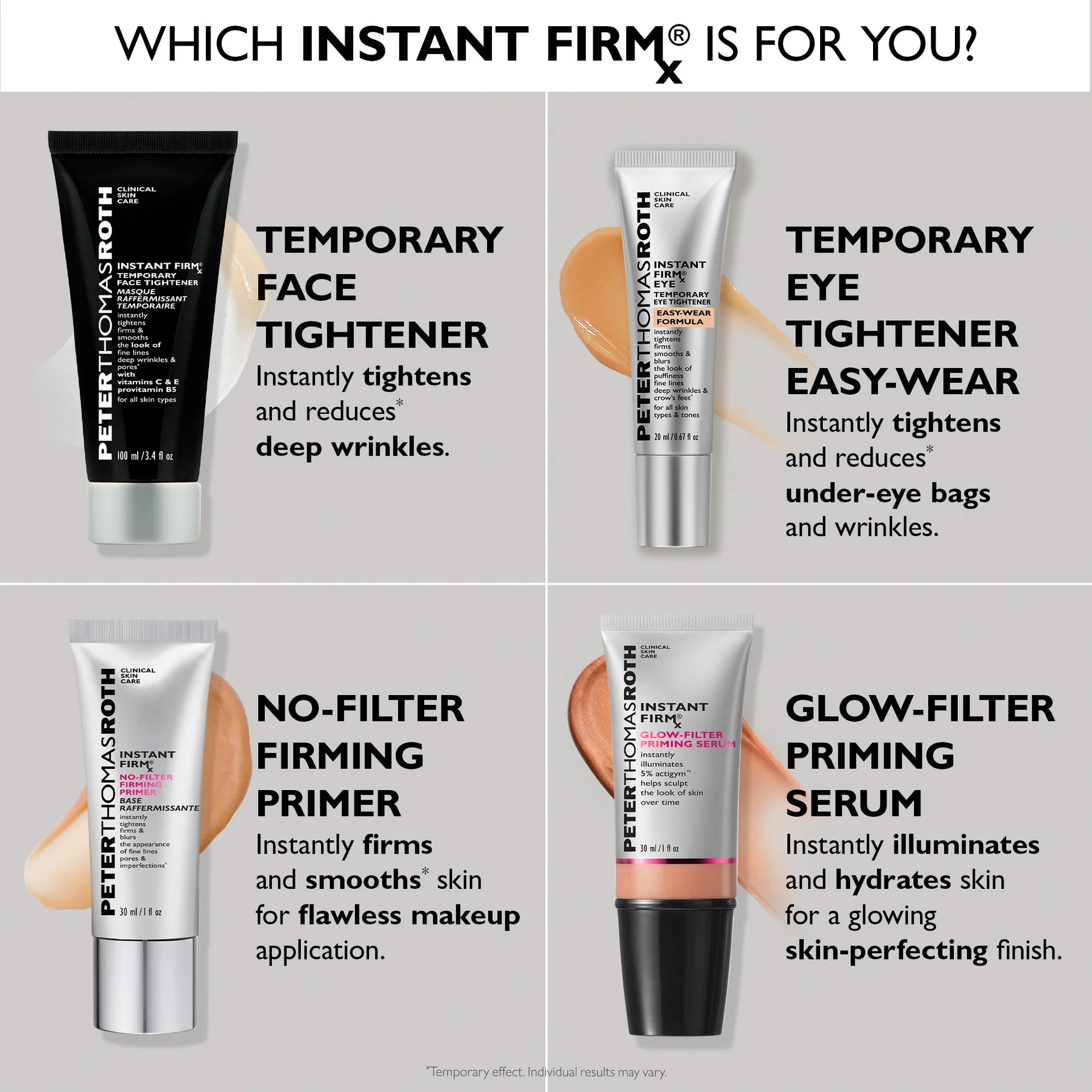 Instant FIRMx Eye Temporary Eye Tightener Easy-Wear Formula